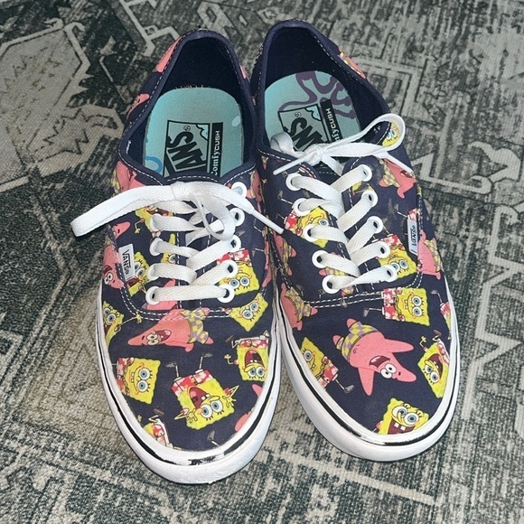 Vans SpongeBob SquarePants x ComfyCush AlohaBob size men’s 8 women’s 9.5 - Picture 4 of 8